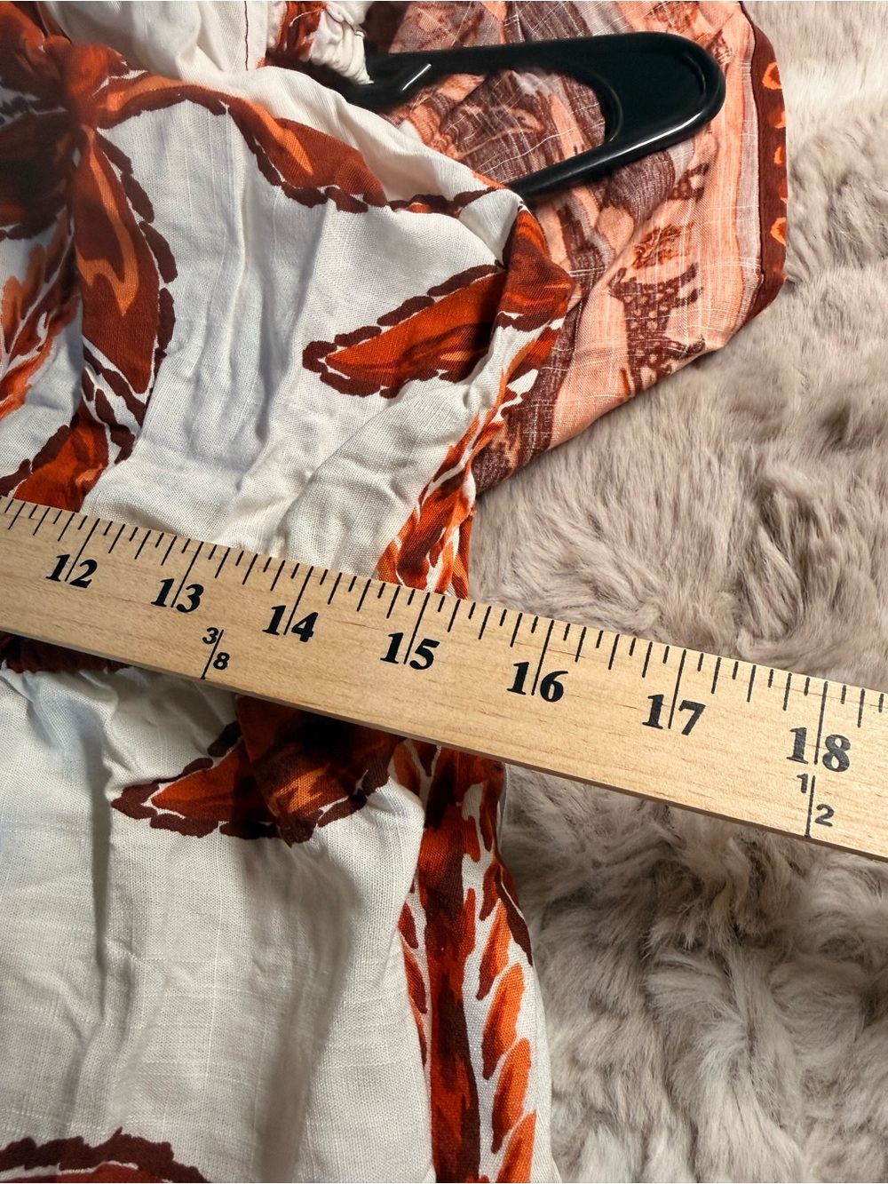 City Chic Talia Border Maxi Dress S 16 Tahitian Brown Orange Lion Plus Size New - Picture 4 of 8